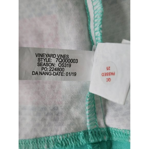 Vineyard Vines Girls Patchwork Whale Sleeveless Shift Dress Multicolor Size 5 - Picture 9 of 11